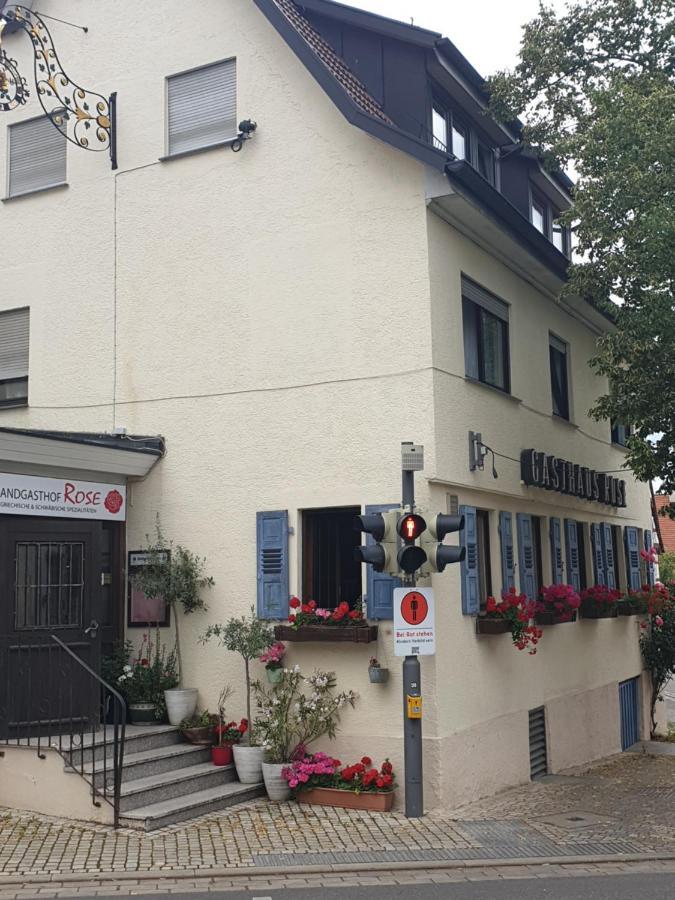 Hôtel Landgasthof Rose à Ditzingen Extérieur photo