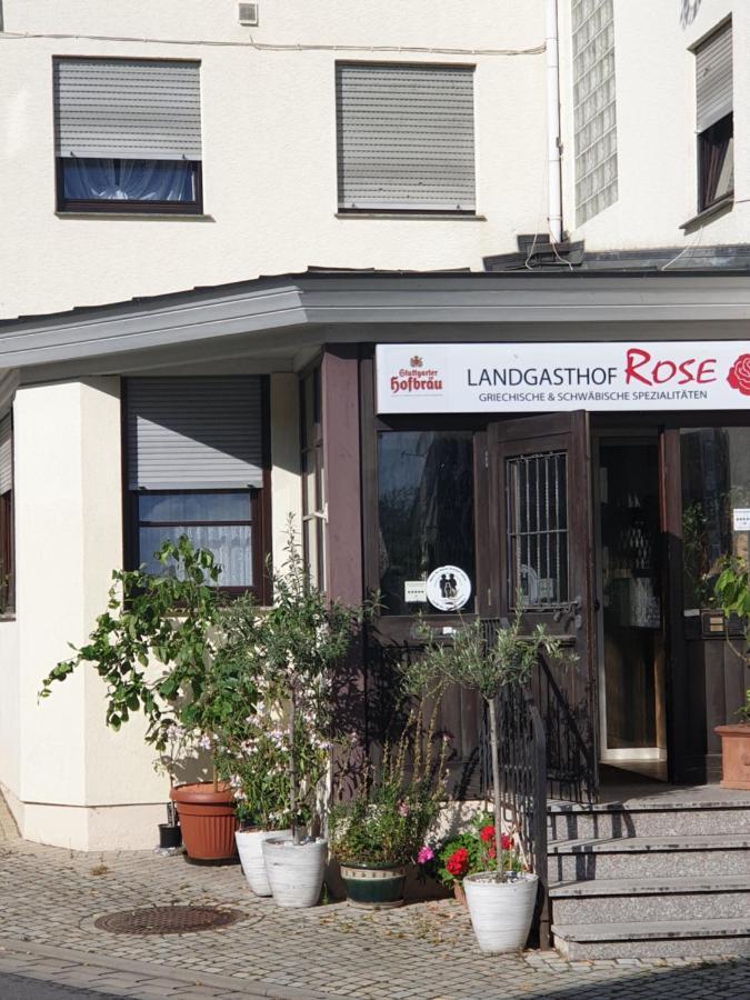 Hôtel Landgasthof Rose à Ditzingen Extérieur photo