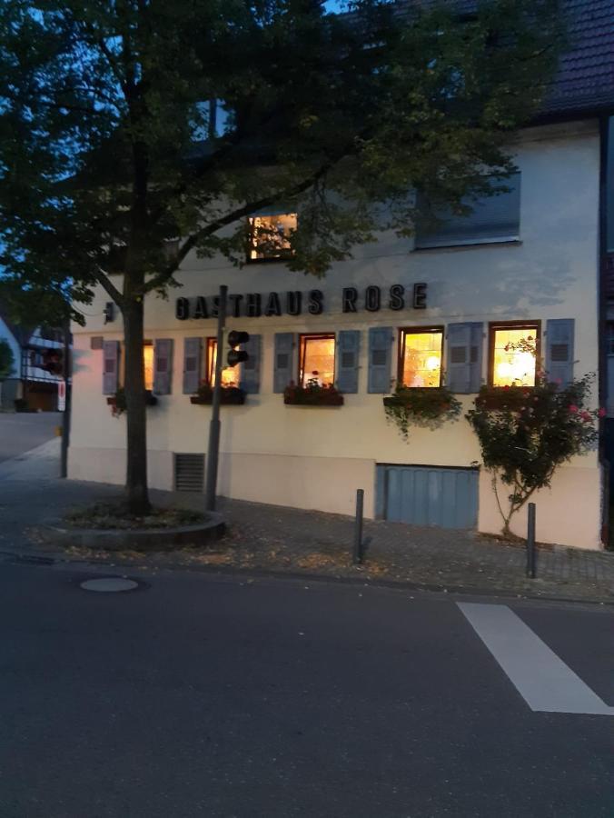 Hôtel Landgasthof Rose à Ditzingen Extérieur photo