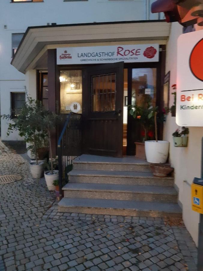 Hôtel Landgasthof Rose à Ditzingen Extérieur photo