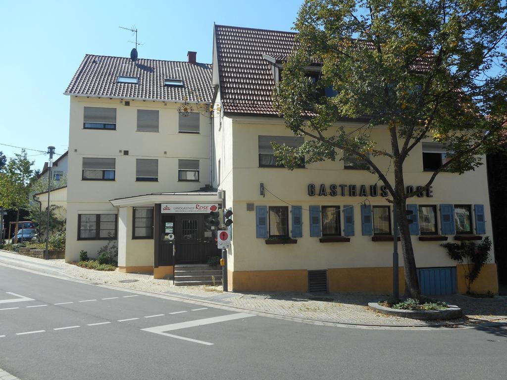 Hôtel Landgasthof Rose à Ditzingen Extérieur photo