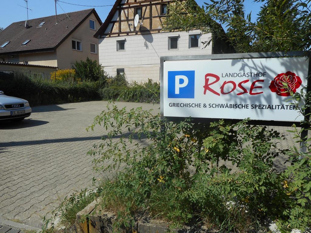 Hôtel Landgasthof Rose à Ditzingen Extérieur photo